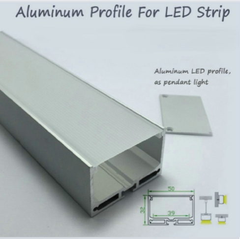 R2U-046 Alu Profile Wide U Shape Aluminium Extrusion Flexible Led Strip Lights Heatsink Channel