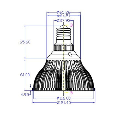 Energy Saving 15 W Led Spot Lighting P38 Ra80 , Boutique Showcase LED Spotlight