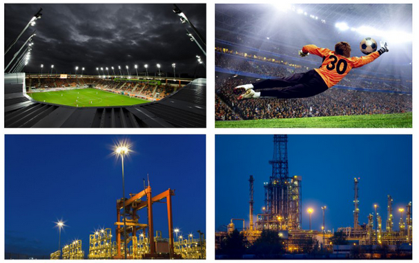 led manufacturer 400w high power sport stadium led flood light, high bay light